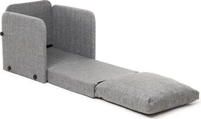 Πολυθρόνα-Κρεβάτι Ανοιχτό Γκρι SAGA SINGLE 68x70x66