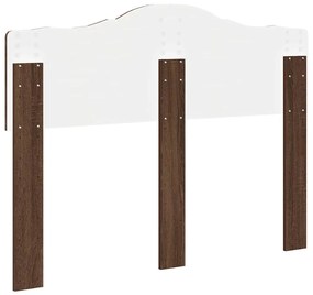 vidaXL Κεφαλάρι Καφέ δρυς 120 cm Επεξεργασμένο ξύλο