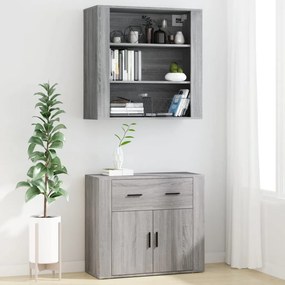 vidaXL Ντουλάπι Γκρι Sonoma από Επεξεργασμένο Ξύλο
