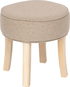 Σκαμπό (Φ35x35.2) A-S Adriel Beige 121361T