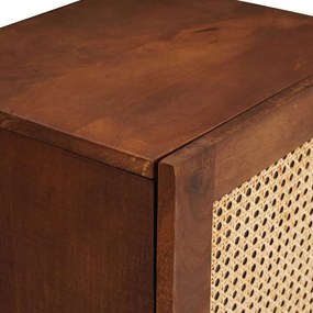 vidaXL Ντουλάπι Μπάνιου Καφέ 38 x 33,5 x 48 εκ. Επεξεργασμένο ξύλο