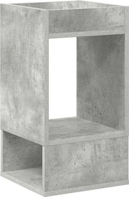 vidaXL End Table Σκυρόδεμα Γκρι 30 x 30 x 56 εκ. Επεξεργασμένο ξύλο