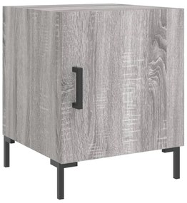 vidaXL Κομοδίνα 2 τεμ. Γκρι Sonoma 40 x 40 x 50 εκ. από Επεξεργ. Ξύλο