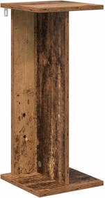 vidaXL Βάση φυτών 2 pcs Παλιό ξύλο 25 x 25,5 x 60,5 εκ.