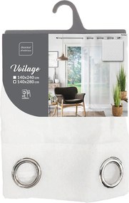 Κουρτίνα Perlina Douceur d'intérieur - 140x280cm - Λευκό