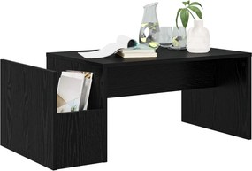 vidaXL Τραπεζάκι σαλονιού Μαύρη Οξυά 90 x 45 x 35 cm