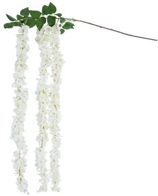 Τεχνητό Κρεμαστό Φυτό Wisteria 21516 Φ45x164cm White-Green GloboStar Πολυαιθυλένιο,Ύφασμα