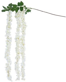 Τεχνητό Κρεμαστό Φυτό Wisteria 21516 Φ45x164cm White-Green GloboStar Polyethylene,Fabric
