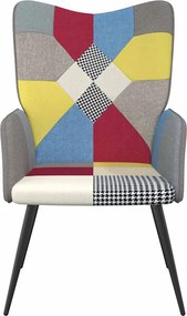 vidaXL Πολυθρόνα Relax Σχέδιο Patchwork Υφασμάτινη