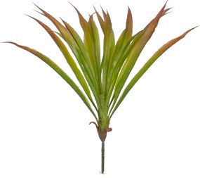 CORDYLINE 78229 Τεχνητό Φυτό Κορδιλύνη - Μπουκέτο Διακοσμητικών Φυτών - Κλαδιών με Φύλλωμα Πράσινο - Κόκκινο Υ34cm