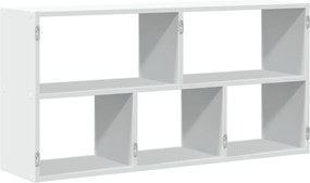 vidaXL Ράφι Τοίχου Λευκό 100x25x50 εκ. από Επεξεργασμένο Ξύλο