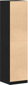 vidaXL Ντουλάπι με ράφι Μαύρη Οξυά 50 x 50 x 200 cm Επεξεργασμένο ξύλο