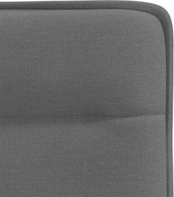 vidaXL Καρέκλες Τραπεζαρίας 2 τεμ Σκ. Γκρι Υφασμάτινες