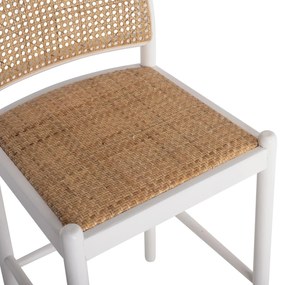 ΣΚΑΜΠΟ ΑΠΟ ΟΞΙΑ-RATTAN ΑΨΙΔΑ ΠΛΑΤΗ ΛΕΥΚΟ  43,5x50x98 εκ.