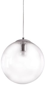 Φωτιστικό Οροφής 77-3704 SE4000-1 Chiara Clear Glass - Chrome Homelighting Glass