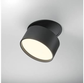 Χωνευτό Σποτ Φωτιστικό Οροφής LED 12W Μαύρο Dimmable Onda DL024-12W-DTW-B Maytoni DL024-12W-DTW-B