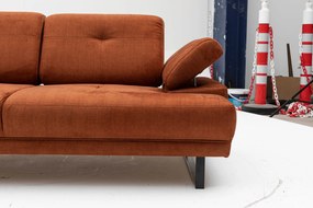 2-Seat Sofa-Bed Mustang - Orange Orange