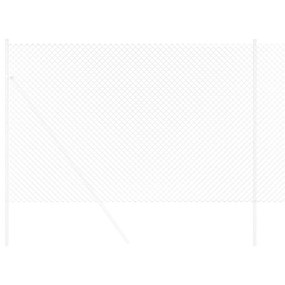 vidaXL Συρματόπλεγμα περίφραξης Ασημί 10 x 1.6 m Γαλβανισμένος χάλυβας
