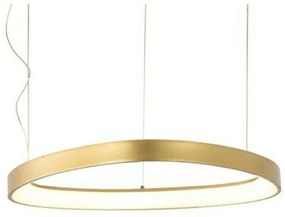 Φωτιστικό Οροφής Harmony BR97LEDP60GD 54W Led Φ60cm 120cm Gold Aca Aluminium