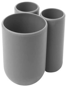 Ποτήρι Για Οδοντόβουρτσες Touch 023271-918 Grey Umbra Polypropylene
