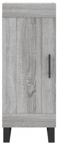 vidaXL Ντουλάπι Γκρι Sonoma 34,5x34x90 εκ. από Επεξεργασμένο Ξύλο