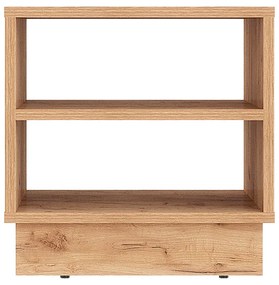 Κομοδίνο Mason pakoworld μελαμίνης σε oak απόχρωση 40x32x40εκ