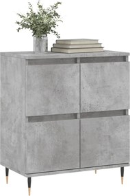 vidaXL Ντουλάπι Γκρι Σκυροδέματος 60x35x70 εκ. Επεξεργασμένο Ξύλο