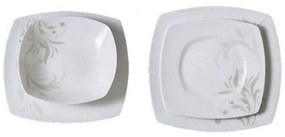 Σερβίτσιο Πιάτα Φαγητού Alea (Σετ 20Τμχ) 50.284.40 White-Beige Cryspo Trio 20 τμχ Porcelain