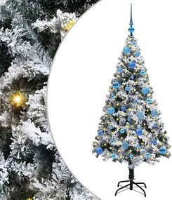 vidaXL Τεχνητό Χριστουγεννιάτικο Δέντρο με 150 LED Λευκό 150 cm