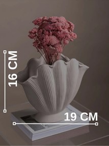 Stewehome βάζο κοχυλιού 19x16 cm