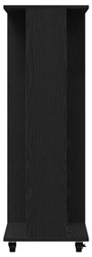 vidaXL Ντουλάπα Μαύρη δρυς 102 x 38 x 110 εκ. Επεξεργασμένο ξύλο