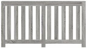 vidaXL Κάλυμμα Καλοριφέρ Γκρι Sonoma 149x20x82 εκ Επεξεργασμένο Ξύλο