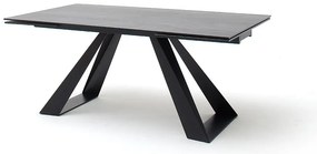 Bali Καρεκλα Relax Μαύρη + Υποπόδιο 83x86x102 cm