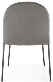 Dine 443 Καρεκλα Γκρι 50x58x84cm