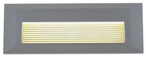 Απλίκα Φωτιστικό Τοίχου Κλιμακοστασίου IP65 LED 3W 3000K-4000K-6000K Mono IT Lighting-80201730-Γκρι 80201730