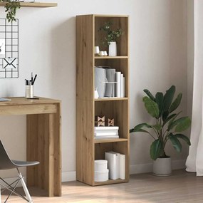 vidaXL Ντουλάπι βιβλίων Artisan Oak 36x30x143 cm Κατασκευασμένο ξύλο