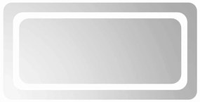 vidaXL Καθρέφτης Μπάνιου με LED 80x40 εκ.