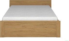 Κρεβάτι Pavi Ημίδιπλο Βελανιδιά με πάτωμα 140x200cm