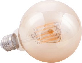ΛΑΜΠΤΗΡΑΣ GLOBO LED FILAMENT 12W E27 3000K ΧΡΥΣΟ HM4049.02