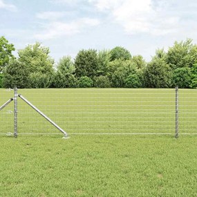 vidaXL Στηρίγματα φράχτη με αιχμή, 52 τεμάχια, Ø32mm, 60cm από γαλβανισμένο ατσάλι.
