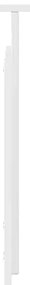 vidaXL Κεφαλάρι με κεφαλάρι Λευκό 160 cm Επεξεργασμένο ξύλο