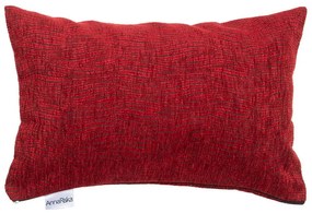 Μαξιλάρι Διακοσμητικό (Με Γέμιση) 1449 Red Anna Riska 32x52 Chenille