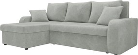 Γωνιακός καναπές Kris-Γκρι Ανοιχτό