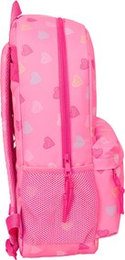Σχολική Τσάντα Benetton Heart Ροζ 30 x 46 x 14 cm