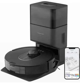 Roborock Q5 Max+ Cleaner Σκούπα Ρομπότ για Σκούπισμα & Σφουγγάρισμα με Χαρτογράφηση και Wi-Fi Μαύρη