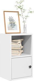 vidaXL Βιβλιοθήκη Λευκή 31x24x52 εκ. από Επεξεργασμένο Ξύλο