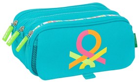 Κασετίνα Benetton Summer Μπλε 21,5 x 10 x 8 cm