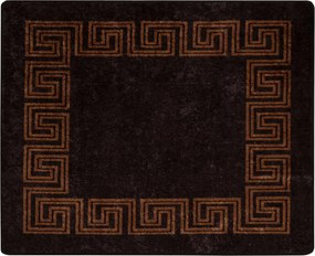 vidaXL Χαλί Runner MARSA Μαύρο 80 x 100 cm Πολυέστερ και PVC