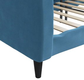 vidaXL Καναπές Κρεβάτι Μπλε 80 x 200 εκ. Βελούδινος