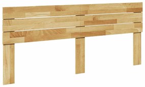 vidaXL κεφαλάρι 200 cm μασίφ ξύλο δρυς